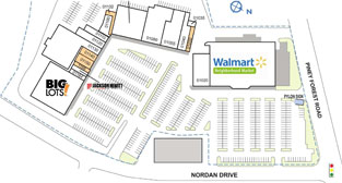 Nor-Dan Shopping Center site plan